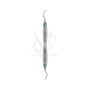 Cureta Periodontal Manual de Acero Inoxidable Premium Hu-Friedy Harmony 7/8 Gracey con Mango Ergonómico Verde, Certificación CE - Product Image 4