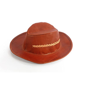 Sombrero de Vaquero Unisex de Poliéster, Ala Ancha, Casual, para Exteriores, Cuatro Estaciones, Talla Adulto 50-52cm - Product Image 4