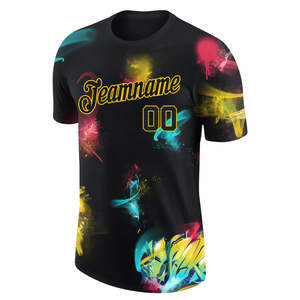 T-shirt personnalisé à sublimation avec imprimé galaxie, unisexe, manches courtes, 180g, séchage rapide, respirant, décontracté, avec motif graphique - Product Image 2