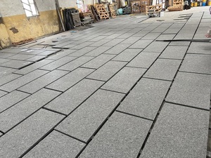 Chất lượng cao màu Xám <span class=keywords><strong>Granite</strong></span> chống trượt flamed Brushed thép grey <span class=keywords><strong>Granite</strong></span> sàn đá gạch lát sân vườn cho cảnh quan dự án - Product Image 4