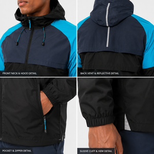 Conjunto de Chándal Personalizado con Capucha y Estampado para Hombre, Traje Deportivo de 2 Piezas, Chaqueta y Pantalones Ligeros Impermeables de Verano, Estilo Hip Hop - Product Image 6