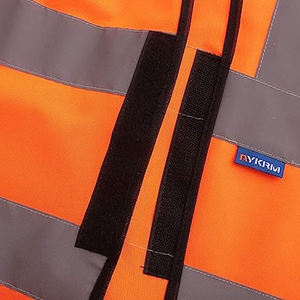 Chalecos Reflectantes de Seguridad, Ropa de Trabajo de Alta Visibilidad, Chaleco Personalizado de Alta Visibilidad en Amarillo, Negro, Verde, Naranja, Rojo y Azul Reflectante - Product Image 6