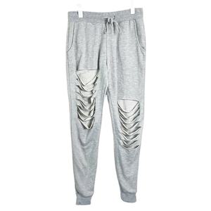 กางเกงวอร์มสีดำแบบลำลองผ้าใยสังเคราะห์สำหรับผู้ชายเสื้อผ้าตามสั่ง - Product Image 3