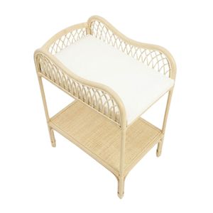 Table à langer bébé en rotin tressé, mobilier enfant pour chambre de bébé, prix usine, haute qualité, nouvelle collection, offre spéciale, Australie - Product Image 1