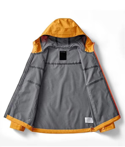 Custom Men's Waterproof Hiking <b>Jacket</b> Windproof & Breathable Soft or Hard Shell Coat High-Quality Outdoor Hooded Windbreaker - Product Image 4