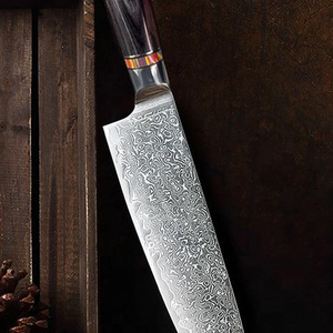 Couteau de cuisine japonais VG10 en acier inoxydable, couteau de chef professionnel pour la cuisine, outil de découpe, de tranchage et de hachage - Product Image 5