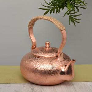 Tetera de Cobre Puro para Estufa, con Mango de Madera Hecho a Mano, Olla Tradicional para Agua, para Hogar, Cafetería, Hotel, Cocina - Product Image 4