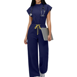 Tenues médicales élégantes pour femmes en gros – Ensemble de blouses et pantalons d'infirmière tendance pour le travail - Product Image 1