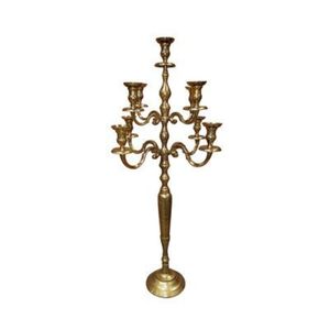 Modern Vintage Heavy Duty Metal Candelabra Multi Arm Tabletop <b>Candle</b> <b>Holder</b> Luxury Home Decor Hospitality Wedding Centerpiece - Product Image 1