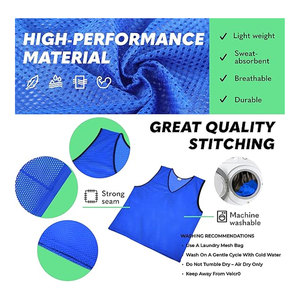 Pinnies Soccer Pennies Chaleco de entrenamiento de malla ligero y transpirable para adolescentes, para partidos y entrenamientos de fútbol - Product Image 4