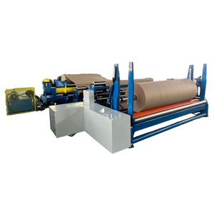 Machine de découpe et de rembobinage robuste pour rouleaux géants de papier bobine, de rouleau à rouleau, pour la fabrication de tubes en papier - Product Image 1