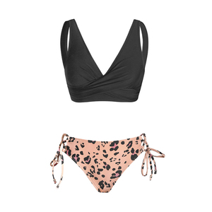 Pakistan Made High Quality 2 Piece Women Bikini Sets Front Logo Quick Dry Comfortable New Arrival - Product Image 1