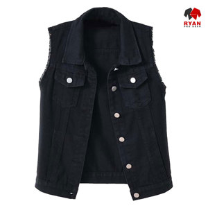 Chaleco Vaquero Personalizado Ryan Pro Gear para Hombre, Tela Cómoda y Transpirable con Logotipo Personalizado, Diseño ODM - Product Image 1