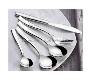 Venta al por mayor juego de cubiertos de cocina cubiertos de metal hechos a mano con tamaño personalizado para bodas exportados a la India - Product Image 3