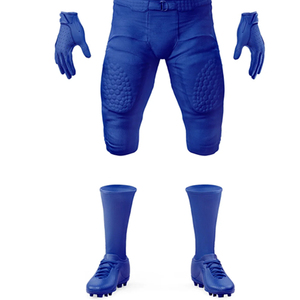 ชุดยูนิฟอร์มอเมริกันฟุตบอลสีพื้นสำหรับใช้งานกลางแจ้งรุ่นใหม่ปี 2026 ชุดเสื้อและกางเกงขาสั้นสำหรับทีม - Product Image 5