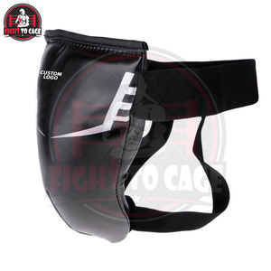 Protège-entrejambe pour hommes et jeunes en cuir PU léger et durable, protection contre les chocs pour MMA, Muay Thai, Kickboxing - Product Image 3