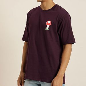 T-shirt homme en coton à manches courtes et épaules tombantes, coupe classique, style streetwear jeune, avec logo personnalisé, impression DTF DTG, pour hommes - Product Image 5