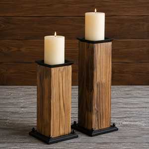 Luxury Gold Metal Pillar <b>Candle</b> Holder Stand for Home Decor and Wedding Table Centerpiece - Product Image 3