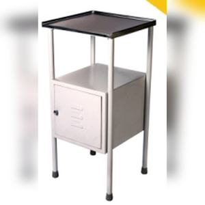 Armario Lateral para Cama de Hospital, Gabinete Superior de Acero Inoxidable con Cajón, Recubrimiento en Polvo, Mueble de Almacenamiento Confiable para Pacientes - Product Image 6