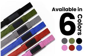 Sangles de musculation en coton personnalisables avec logo, respirantes, antidérapantes et réglables pour la musculation - Product Image 4