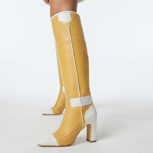 Custom Made Women Leather Over The <b>Knee</b> Boots Fashion <b>High</b> Thigh Boots Manufacturer Female Sports Over-The-<b>Knee</b> Leather Boots - Product Image 2