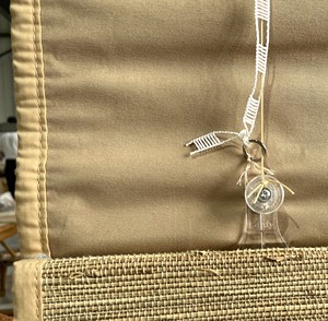 Persianas Romanas Inalámbricas Integradas de Diseño Natural Sencillo, Horizontales, de Alta Calidad, Ecológicas, de Bambú/Rami/Lino, para Interiores, Estilo Francés - Product Image 5