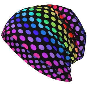 OEM Beanie Hats Custom Logo Wholesale <b>Winter</b> Knit <b>Cap</b> Unisex Acrylic Warm Skull Beanies Bulk Supplier - Product Image 3