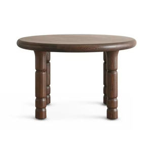 Table à manger en bois moderne de style industriel pour restaurant, café, hôtel, cuisine, salon, meubles - Product Image 1