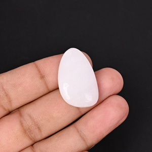Piedra Preciosa de Ágata Blanca, Forma Elegante, 21.7 Quilates, 28x17mm - Product Image 2