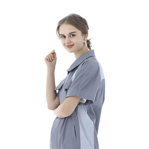Uniforme de Trabajo para Ingenieros, Unisex, Transpirable, de Poliéster, Manga Corta, para Fábrica y Construcción, Venta al Por Mayor - Product Image 4