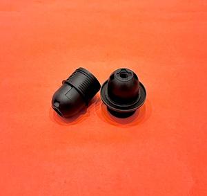 Amba Plastics DH-505 HT E27 Soporte de Rosca Parcial con Bloqueo Automático, 2 Núcleos, Plástico Negro, Accesorio de Iluminación Moderno - Product Image 2