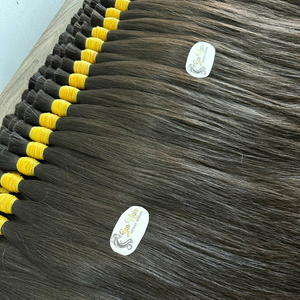 Sun Hair Company Cheveux vierges non traités, cuticules alignées, donneur unique, cheveux bruts en vrac, extensions de cheveux humains vietnamiens, cheveux naturels Cabello Humano - Product Image 4