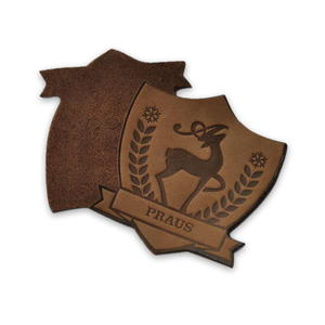 Custom Leather Logo Patches for Clothing Foil Stamped Design Labels for <b>Hats</b> Jackets <b>Bags</b> Durable OEM Supply - Product Image 5