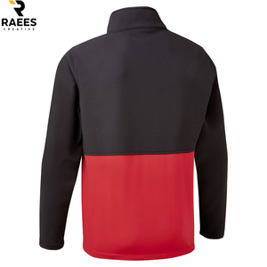 Veste Softshell Homme Hiver Style Urbain Décontractée Respirante Coupe-Vent Col Montant Personnalisable à Capuche Couleurs Contrastées - Product Image 2