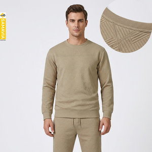 Conjunto de Chándal de 2 Piezas para Hombre, Estilo Informal, Talla Grande, con Capucha, Lavado Ácido, Térmico, para Otoño, 100% Algodón Canvas - Product Image 4