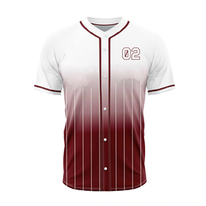Jersey de Béisbol Unisex Negro y Rojo, Manga Larga, Malla Transpirable, Número de Equipo 45, Corte Regular, Ropa para Adultos, Invierno - Product Image 3