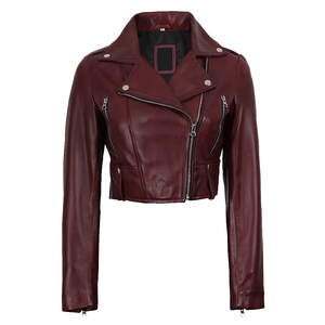 Men’s Classic <b>Biker</b> Leather <b>Jacket</b> – Slim Fit Motorcycle <b>Jacket</b> with Durable Zipper and Modern Design Made By GLOVES City - Product Image 1