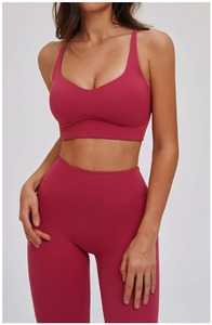 Sujetador Deportivo de Alta Intensidad para Mujer, Ligero, de Secado Rápido, a Prueba de Impactos, con Cuello en V, para Fitness y Running, Venta al Por Mayor Personalizada - Product Image 3