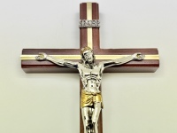 Personnalisé Classique En Acier alliage de zinc Multi fonctionnel Métal Artisanat Antique bronze cuivre Cadeaux Chrétiens Jésus Crucifix Croix