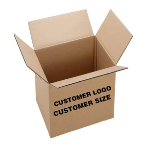 Customizable Corrugated <b>Cardboard</b> Box Customer Logo Printing Rectangle Slotted Design Ngoc Anh Brand for Gift Craft Packaging - Product Image 1