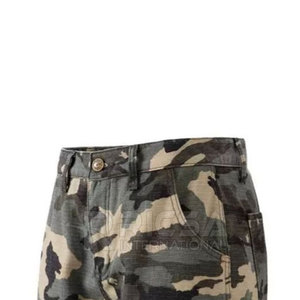 Shorts de chasse décontractés personnalisés pour hommes, 100 % coton, couleur unie, écologiques, légers, respirants, séchage rapide, avec cordon de serrage à la taille - Product Image 3