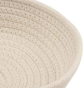 Customised Hot Selling Hand-Woven Cotton Rope Storage Basket for Book and Sundry Desktop Organizer Bin For Multiwork - Product Image 2