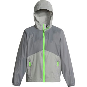 Kids <b>Men</b> Women <b>Rain</b> <b>Jacket</b> Waterproof Hooded Windproof Children Boys Girls <b>Lightweight</b> Outdoor Windbreaker Coat Black Navy Grey - Product Image 1