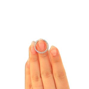 Fancy Moissanite Eternity Band Anillo de eternidad de boda de diamante personalizado 14K Banda de oro blanco sólido para mujer a precio al por mayor Anillo - Product Image 1