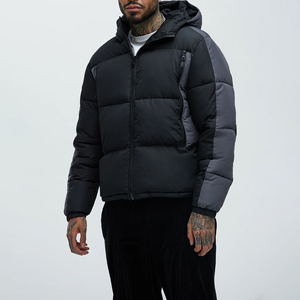Design Comfortable Breathable Coat For Hiking Men Puffer <b>Jacket</b> Winter Performance Outerwear Lightweight Warm Insulated Quilted - Product Image 4