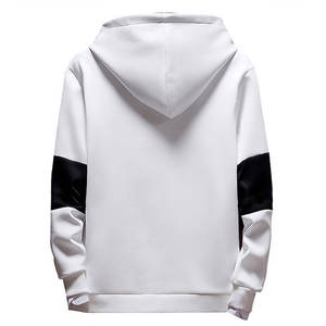 Nouveau design, sweat-shirts à capuche surdimensionnés 100% coton, sur mesure, automne, hommes, meilleure qualité, couleur unie, respirant, écologique - Product Image 2