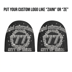 หมวกบีนนี่อะคริลิกถักลายปักตัวอักษร ZAINI สำหรับผู้ชายและผู้หญิง เหมาะสำหรับฤดูหนาว กิจกรรมสกีกลางแจ้ง และสวมใส่ลำลอง - Product Image 1