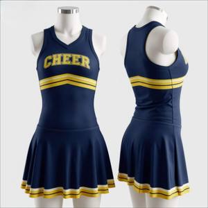 Uniforme de Animadoras para Prácticas, Traje de Baile, Uniformes Personalizados por Sublimación - Product Image 5