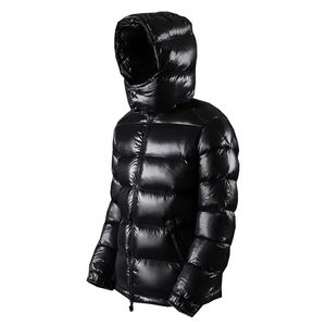 Veste d'hiver courte coupe-vent en duvet pour homme, veste en duvet respirante à séchage rapide pour homme, veste matelassée confortable à capuche - Product Image 4