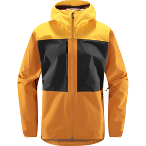 Veste coupe-vent imperméable à capuche pour homme avec blocs de couleur et fermeture éclair sur le devant, style sportif, finition hiver - Product Image 2